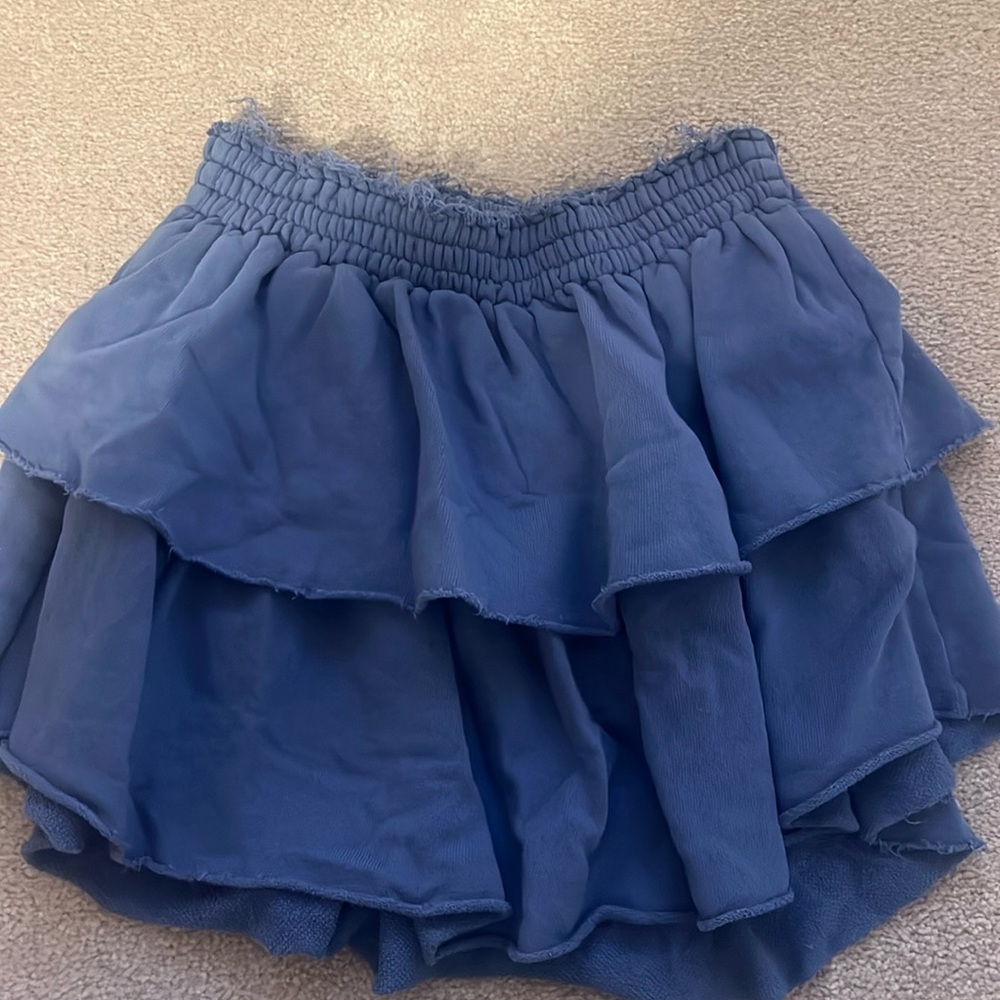 aerie mini ruffle skirt
